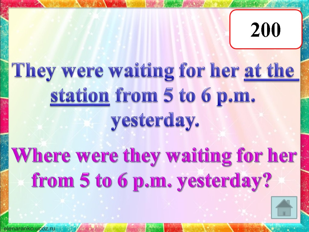 200 They were waiting for her at the station from 5 to 6 p.m.